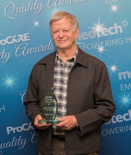 Dr Upsdell's Surgery wins Medtech Supreme Award.